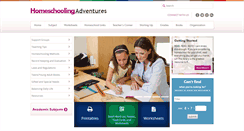Desktop Screenshot of homeschoolingadventures.com